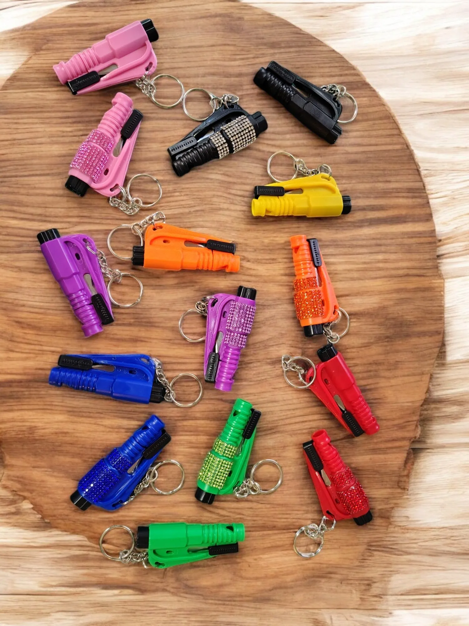 3 in 1 Tool includes Glass Breaker, Seatbelt Cutter & Survival Whistle