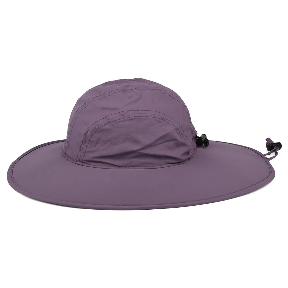 Chapeau Bob Boonie à Bord Large en Nylon Florenzia figue SCALA