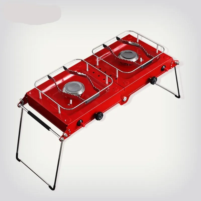 Double Burner Portable Camping Stove