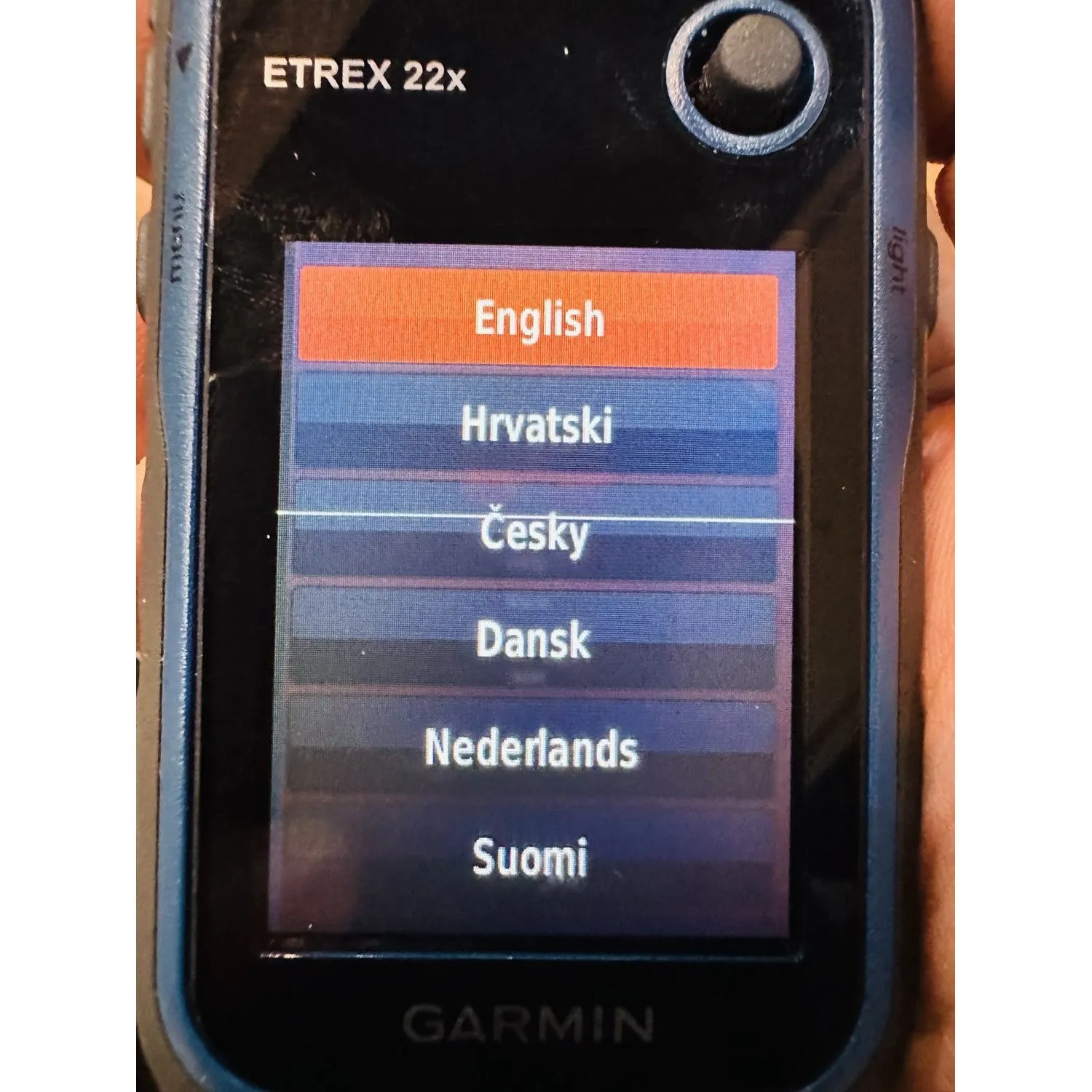Garmin eTrex 22x Rugged Handheld GPS Navigator Black/Blue (AU Version) (Open Never Used)