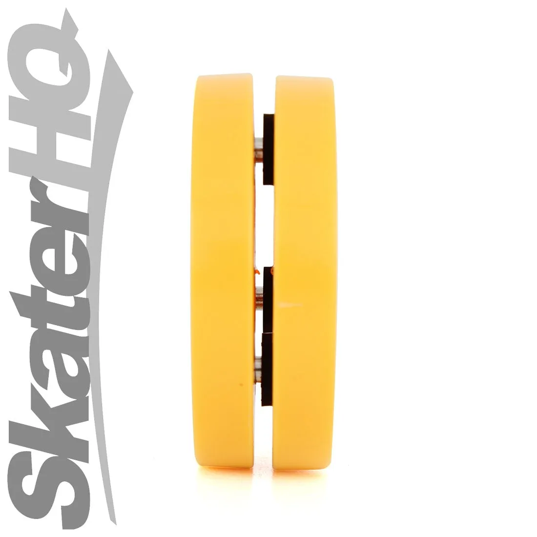Green Biscuit Hockey Puck - Yellow