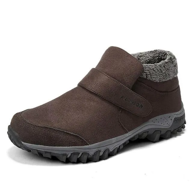 Men's Shoes -Winter With Plush Warm Snow Boots