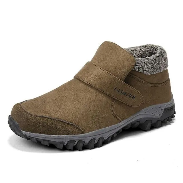 Men's Shoes -Winter With Plush Warm Snow Boots