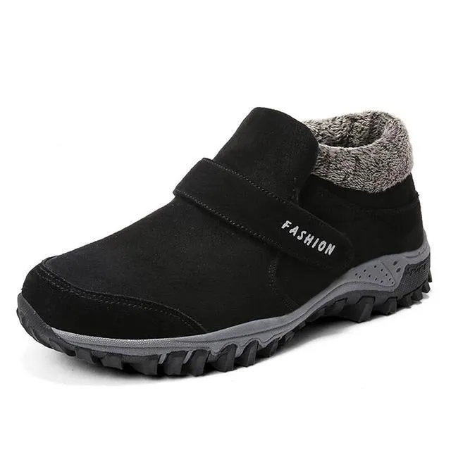 Men's Shoes -Winter With Plush Warm Snow Boots
