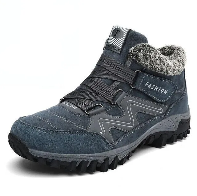 Men's Shoes -Winter With Plush Warm Snow Boots
