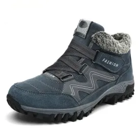 Men's Shoes -Winter With Plush Warm Snow Boots