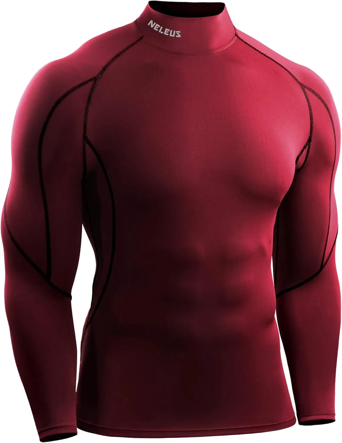 NELEUS Men's 3 Pack Athletic Compression Shirt Running Shirts