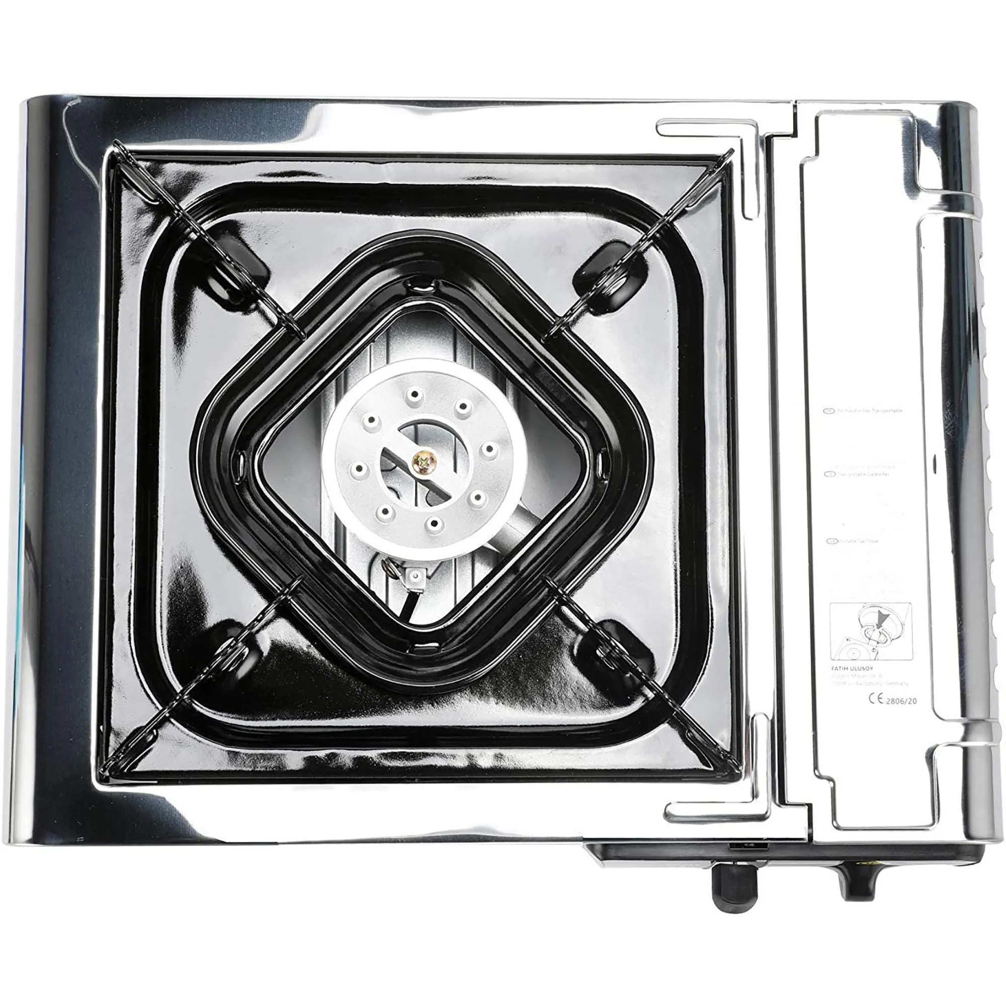 NJ-500 Portable Camping Gas Stove Single Burner Stainless Steel Outdoor