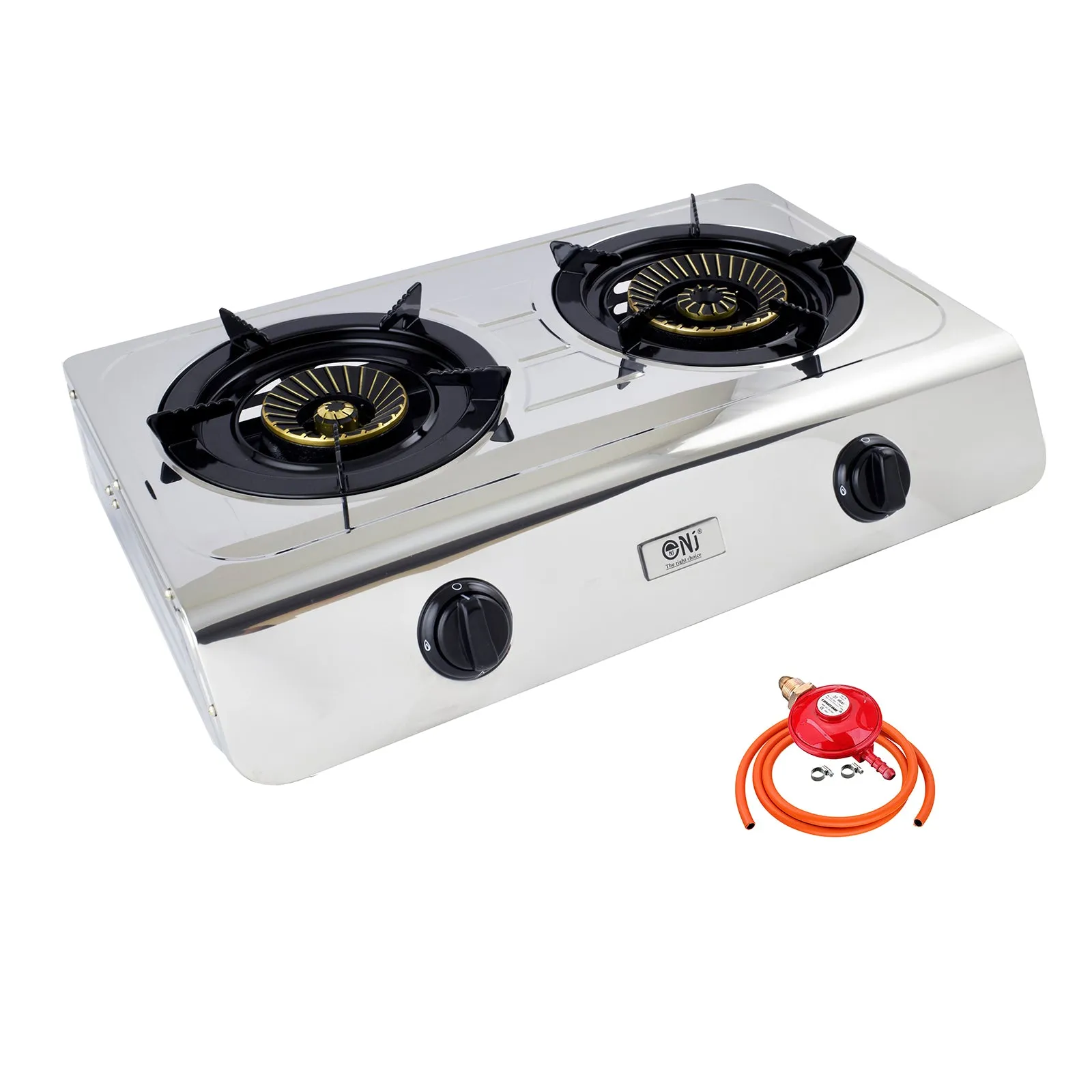 NJ-60SD Portable Double Gas Stove 60 cm
