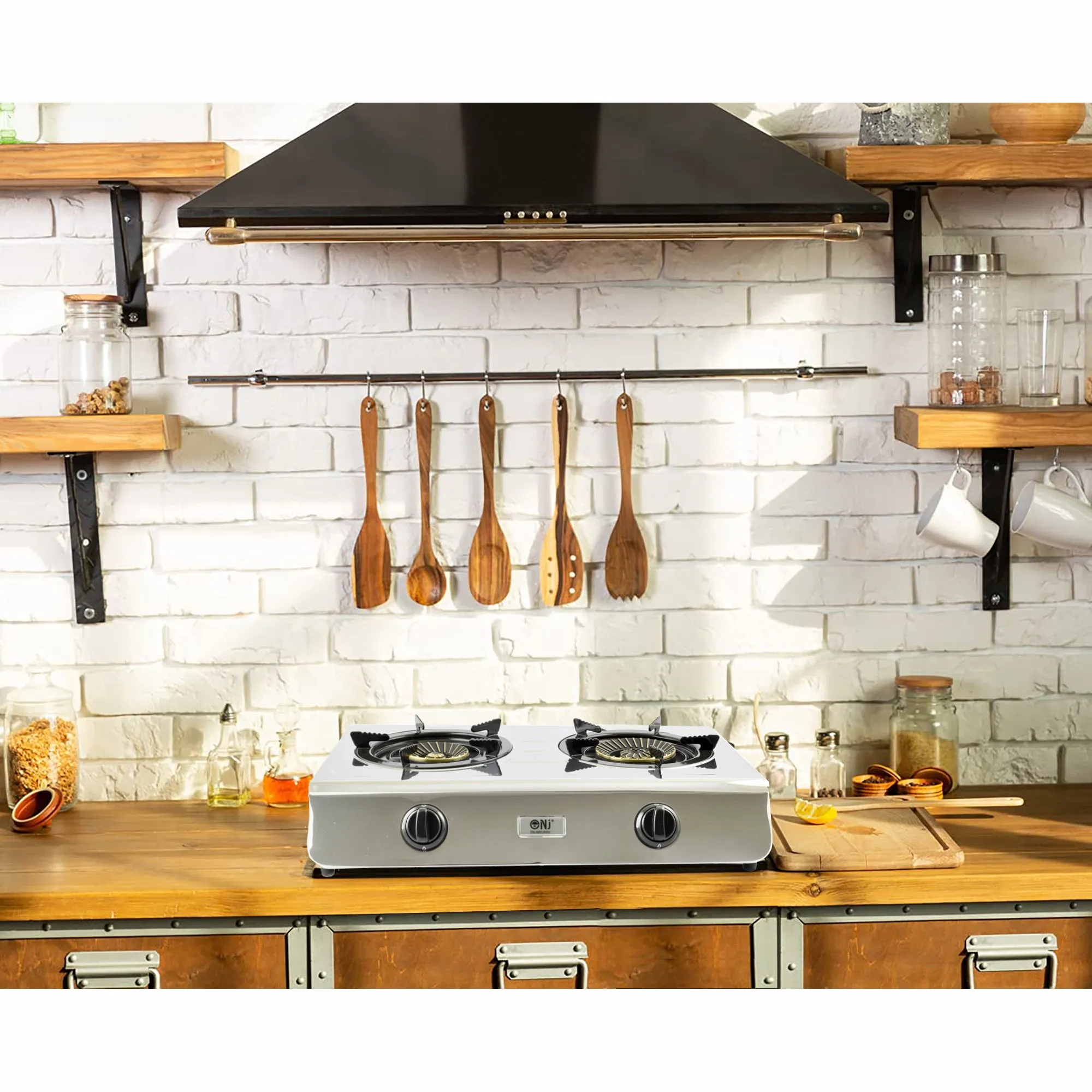 NJ-60SD Portable Double Gas Stove 60 cm