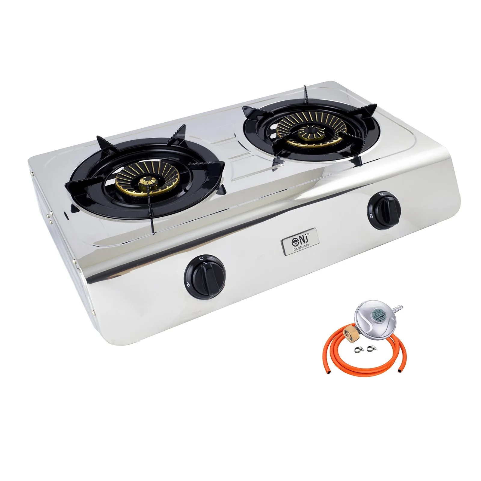 NJ-60SD Portable Double Gas Stove 60 cm