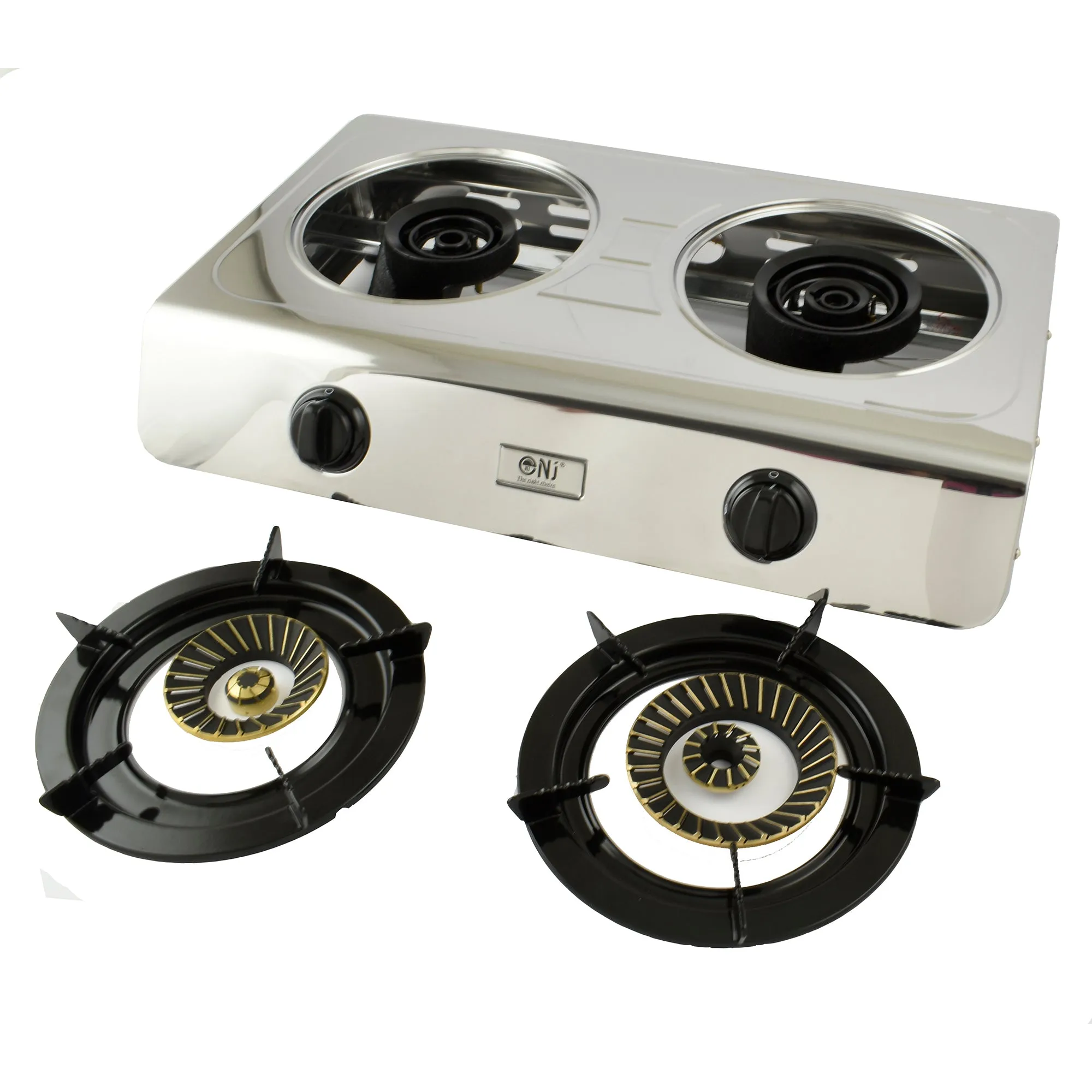 NJ-60SD Portable Double Gas Stove 60 cm