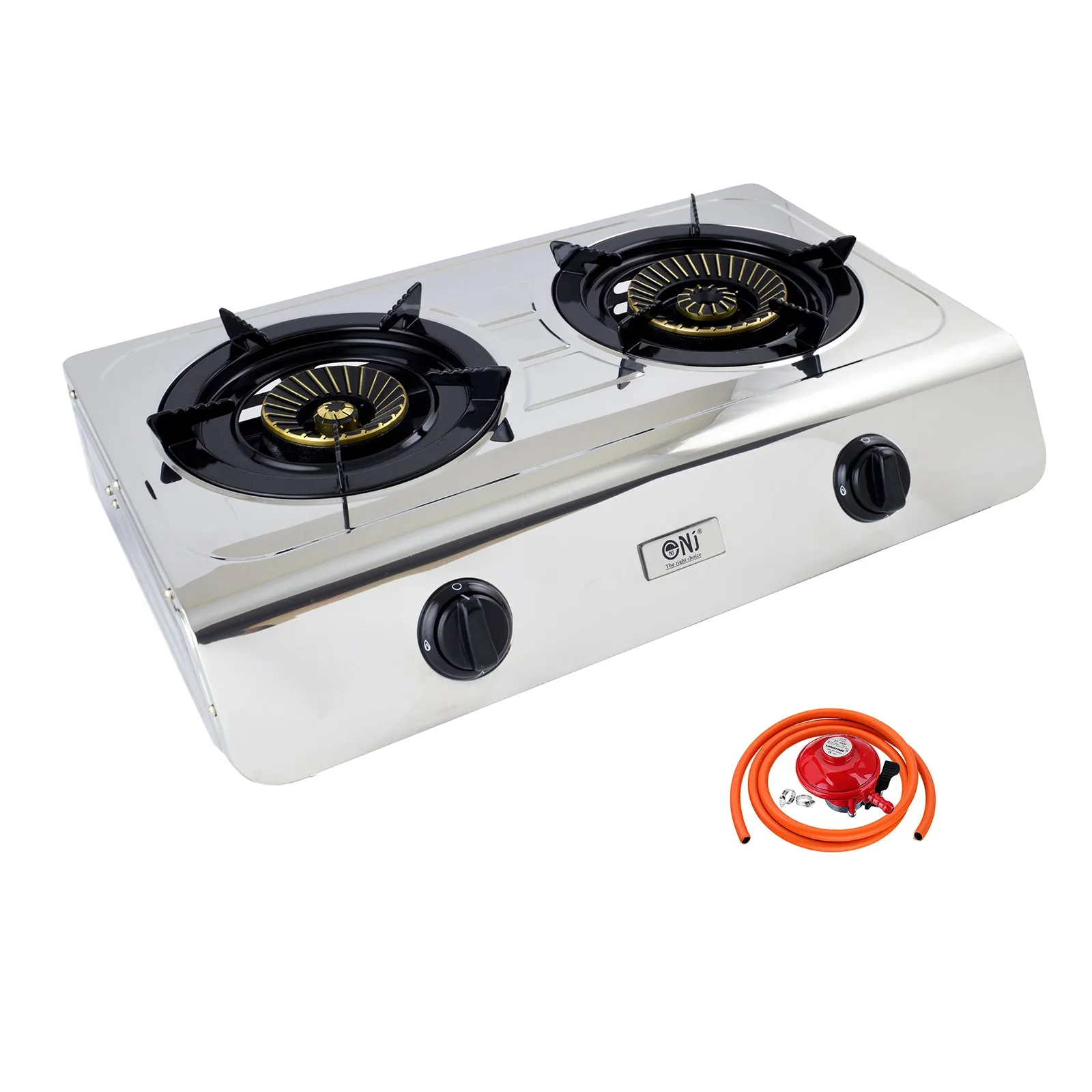 NJ-60SD Portable Double Gas Stove 60 cm