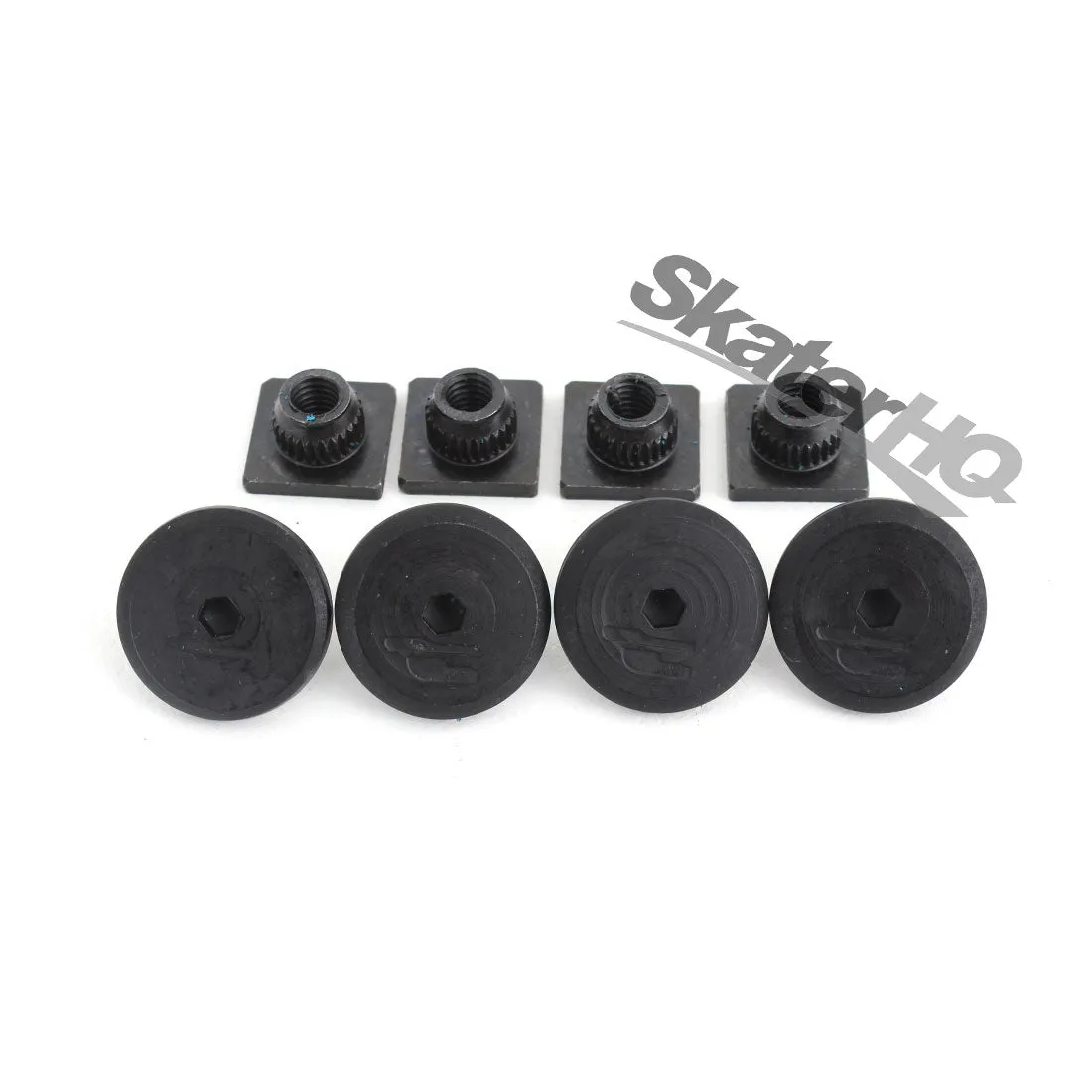Razors Cuff Screw Kit - Round Black