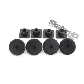 Razors Cuff Screw Kit - Round Black