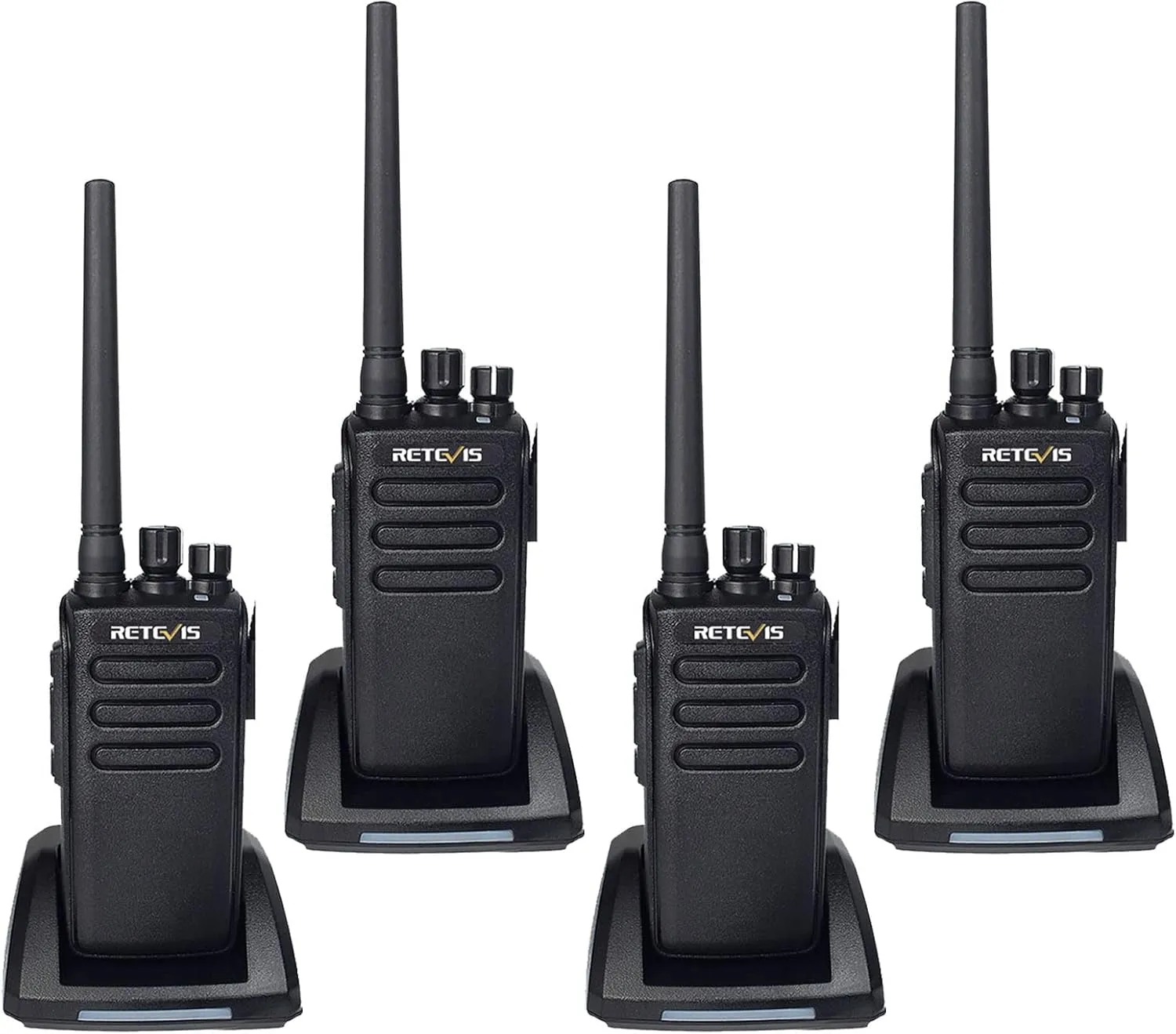 Retevis RT81 Digital Two Way Radio,Waterproof Walkie Talkies Long Range,Rugged,2200mAh,Group Call, Dual Time Slot,DMR Radio for Business (4 Pack)