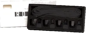 Ronix Men's Wakeboard Boot Laces Kit Shoelaces, Black, One Size