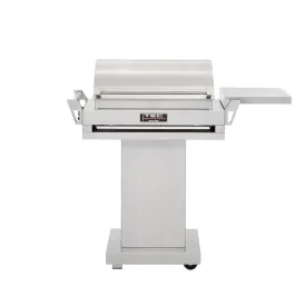 TEC G-Sport 36" Stainless Steel Portable Infrared Gas Grill with Pedestal & Side Shelf